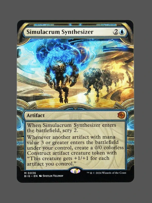 Simulacrum Synthesizer Holo MTG Proxy | Big