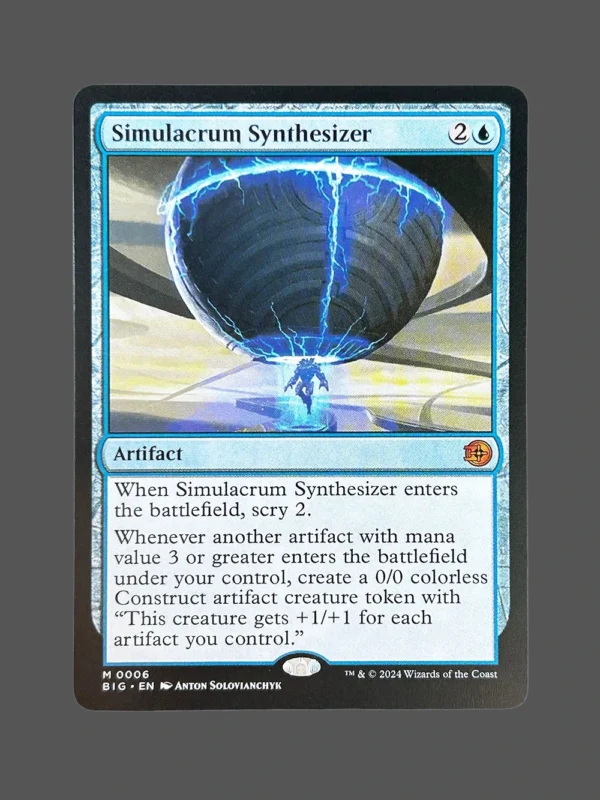 Simulacrum Synthesizer Holo MTG Proxy | Murders at Karlov Manor