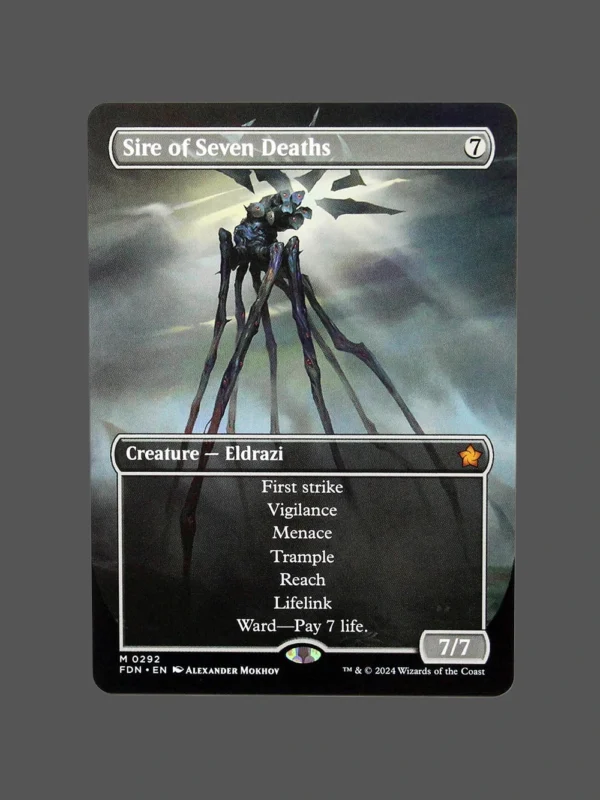Sire of Seven Deaths Holo MTG Proxy | Foundations