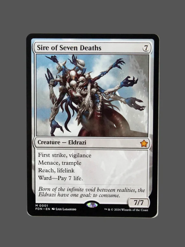 Sire of Seven Deaths Holo MTG Proxy | Foundations