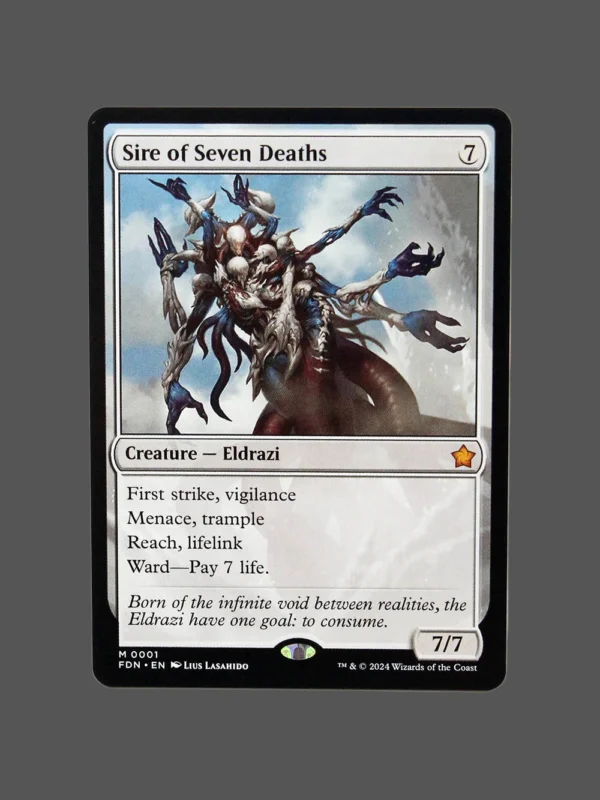 Sire of Seven Deaths Holo MTG Proxy | Foundations
