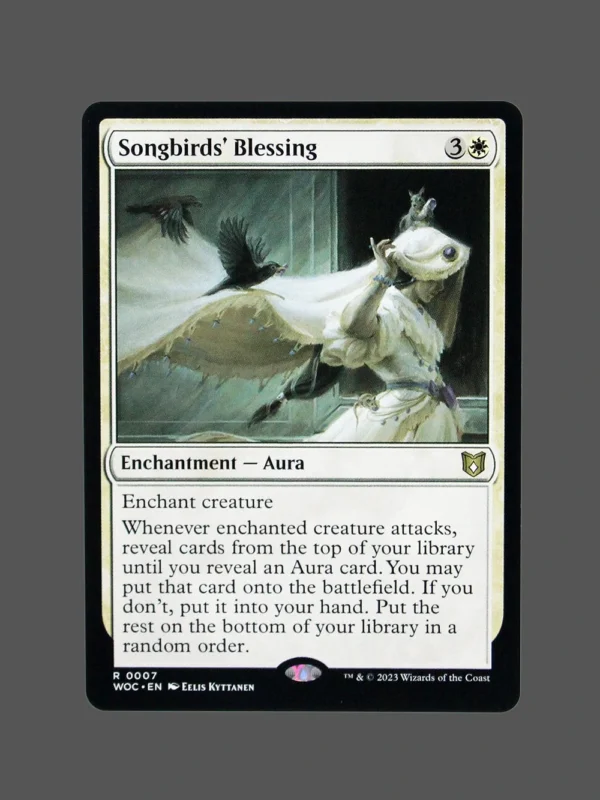 Songbirds' Blessing Holo MTG Proxy | Wilds of Eldraine