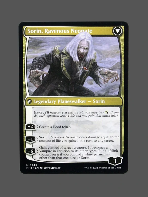 Sorin, Ravenous Neonate Holo MTG Proxy | March of the Machine