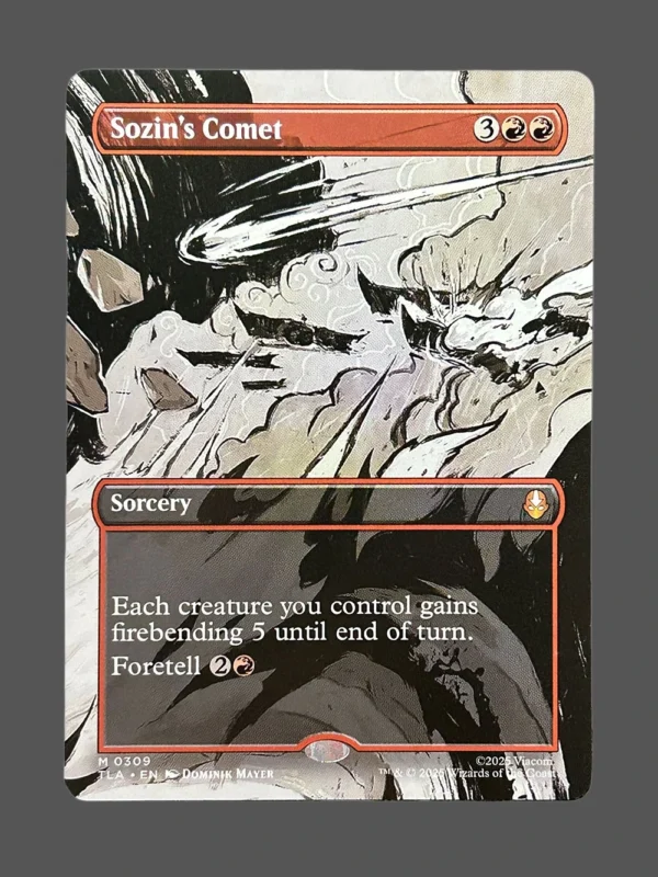 Sozin's Comet Holo MTG Proxy | The Lost Caverns of Ixalan