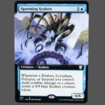 Spawning Kraken Holo MTG Proxy | Crimson Vow