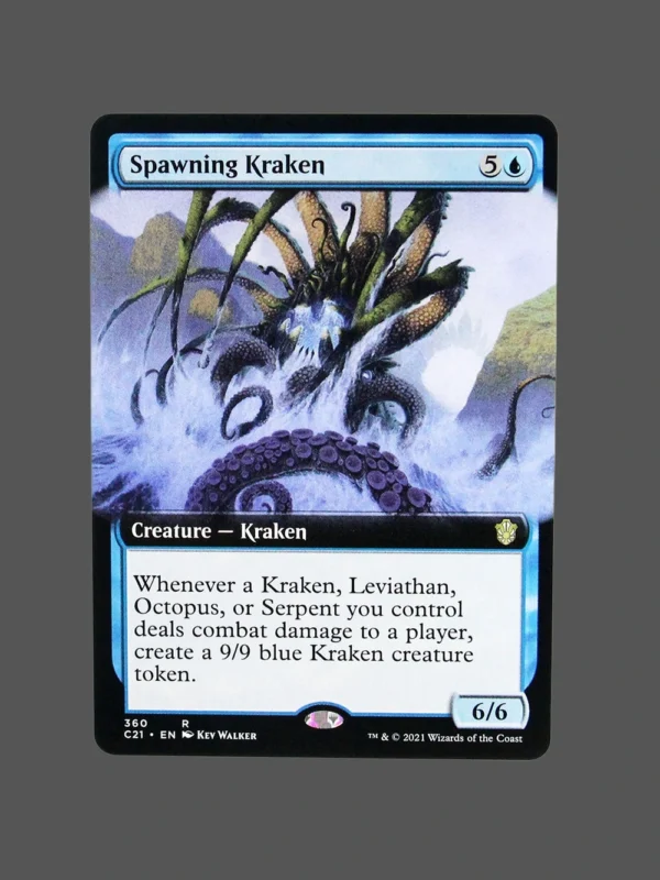 Spawning Kraken Holo MTG Proxy | Crimson Vow