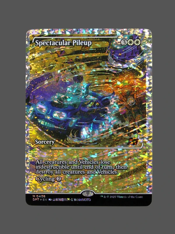 Spectacular Pileup Fracture Foil MTG Proxy | Duskmourn