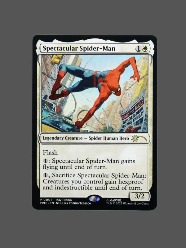 Spectacular Spider-Man Holo MTG Proxy | Play Promo