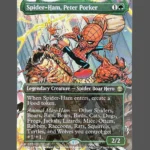 Spider-Ham, Peter Porker Holo MTG Proxy | Secret Lairs