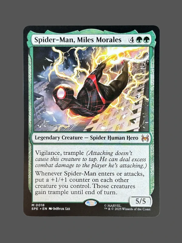 Spider-Man, Miles Morales Holo MTG Proxy | Marvel