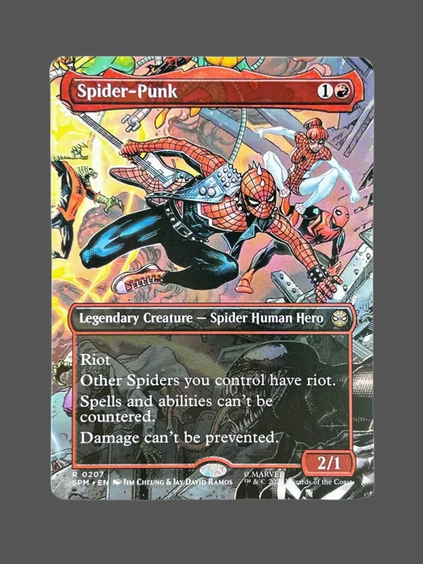 Spider-Punk Holo MTG Proxy | Secret Lair