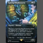 Spitting Dilophosaurus Holo MTG Proxy | REX