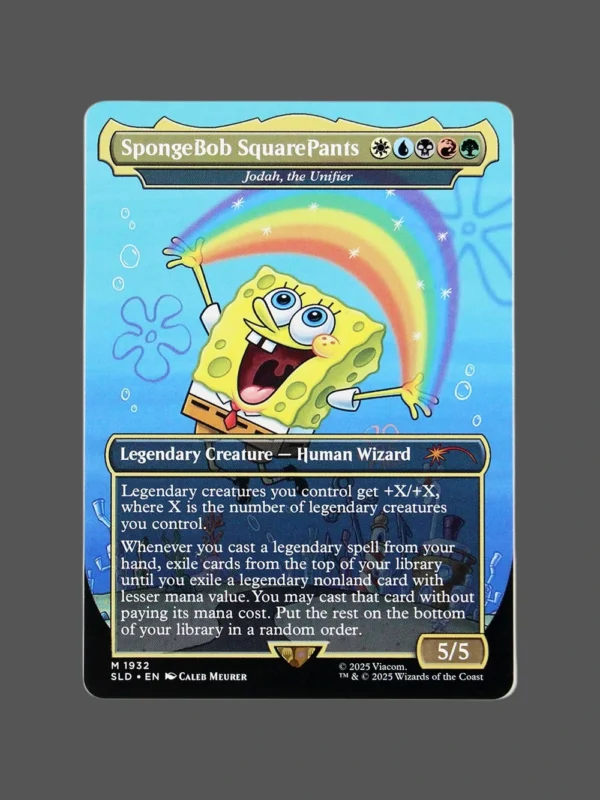 SpongeBob SquarePants Holo MTG Proxy | Secret Lair