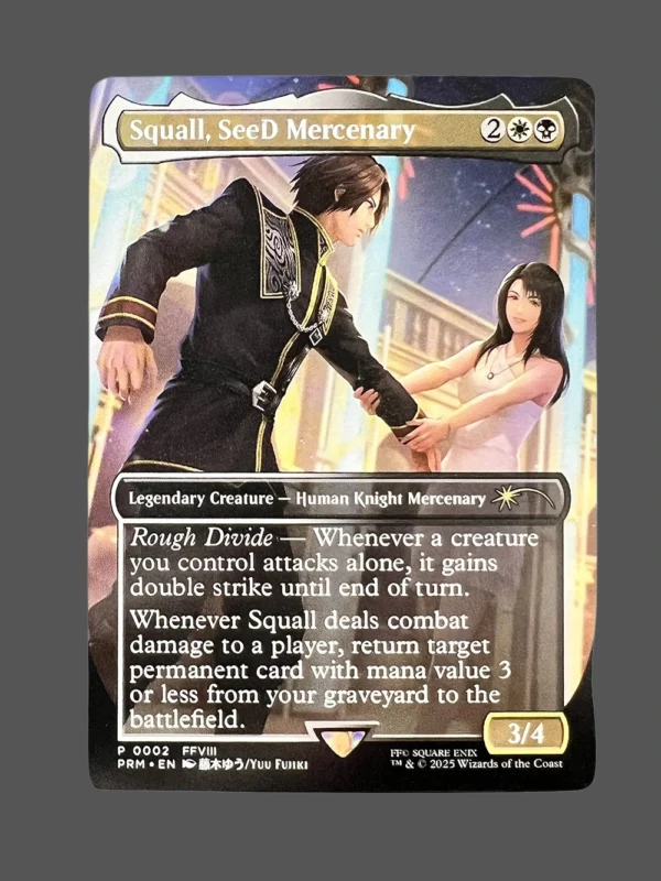 Squall, SeeD Mercenary Holo MTG Proxy | Final Fantasy VII