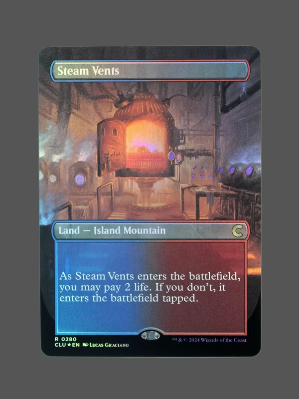 Steam Vents Foil MTG Proxy | Clue