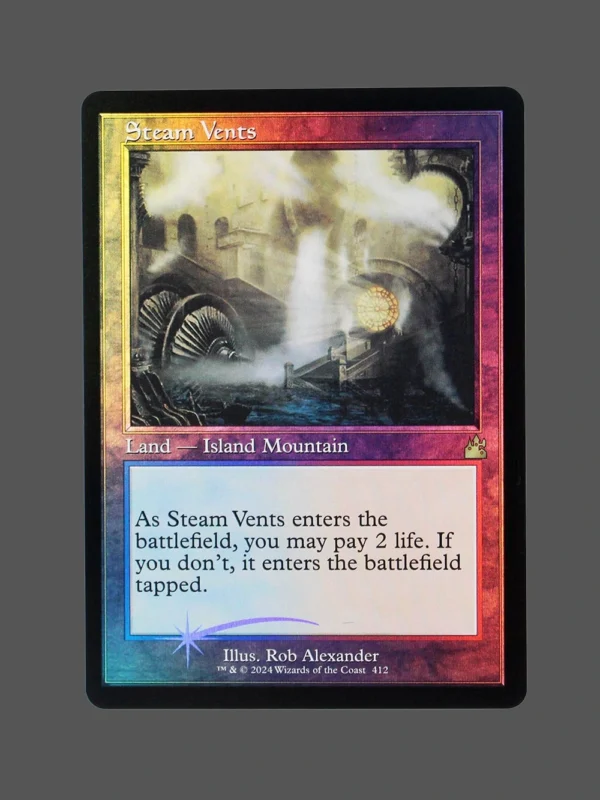 Steam Vents Foil MTG Proxy | Magic: The Gathering