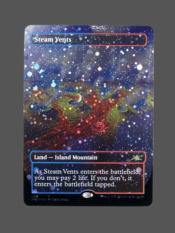 Steam Vents Galaxy Foil MTG Proxy | Unfinity