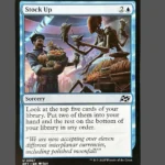 Stock Up Holo MTG Proxy | Duskmourn