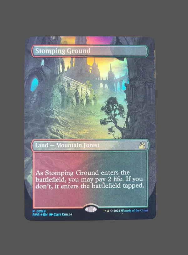 Stomping Ground Foil MTG Proxy | Rivals of Ixalan