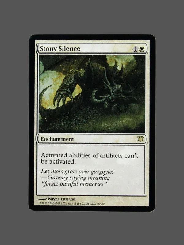 Stony Silence Regular MTG Proxy | Magic 2012