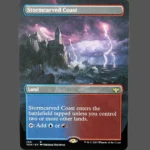 Stormcarved Coast Holo MTG Proxy | Ventures into the Unknown