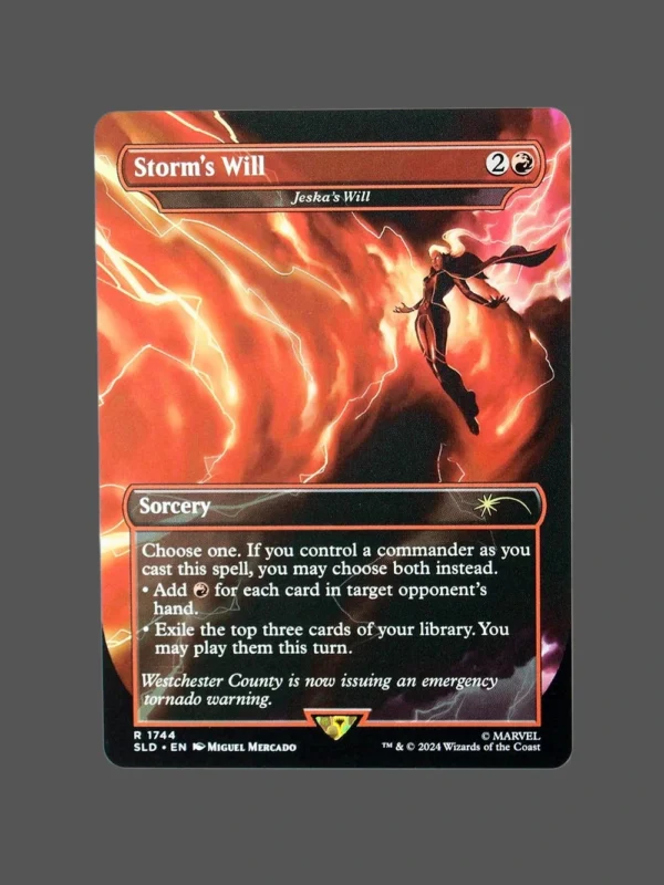 Storm's Will Holo MTG Proxy | Secret Lair Drop