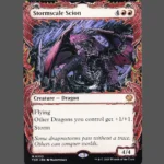 Stormscale Scion Holo MTG Proxy | The Lost Caverns of Ixalan