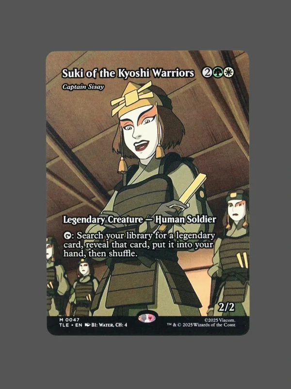 Suki of the Kyoshi Warriors Holo MTG Proxy | The Legend of Korra