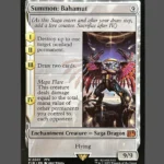 Summon: Bahamut Holo MTG Proxy | Final Fantasy