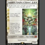 Summon: Knights of Round Holo MTG Proxy | Final Fantasy