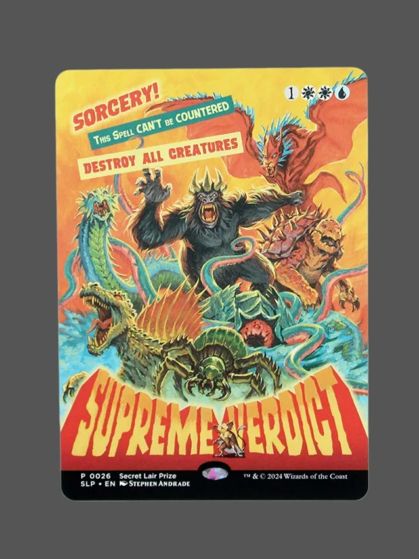 Supreme Verdict Holo MTG Proxy | Secret Lair Prize