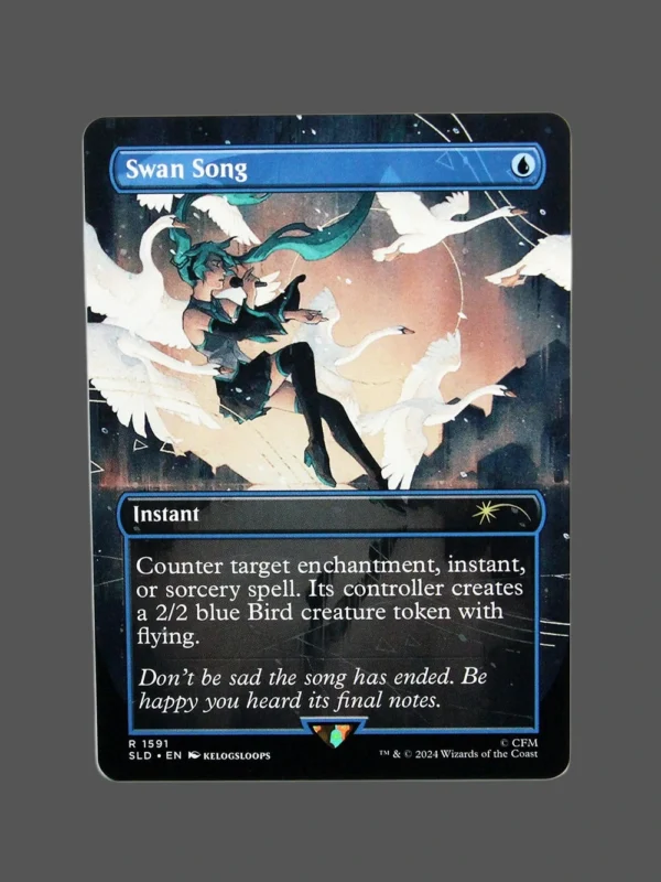 Swan Song Holo MTG Proxy | Secret Lair Drop