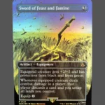 Sword of Feast and Famine Foil MTG Proxy | Adventures in the Forgotten Realms