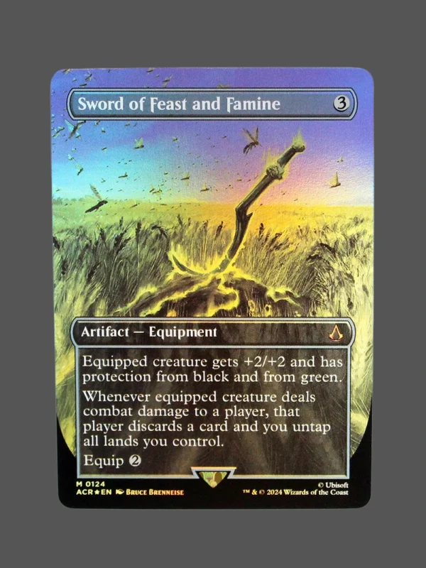Sword of Feast and Famine Foil MTG Proxy | Adventures in the Forgotten Realms
