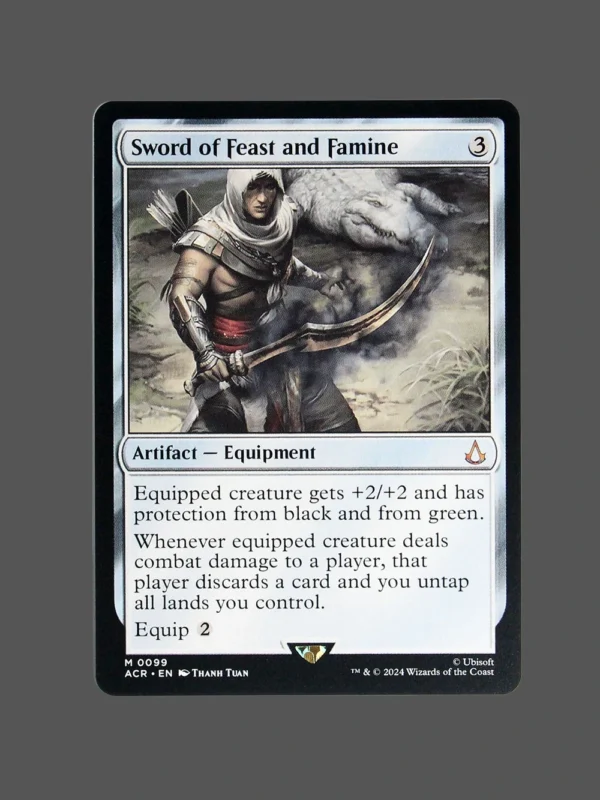 Sword of Feast and Famine Holo MTG Proxy | Adventures in the Forgotten Realms