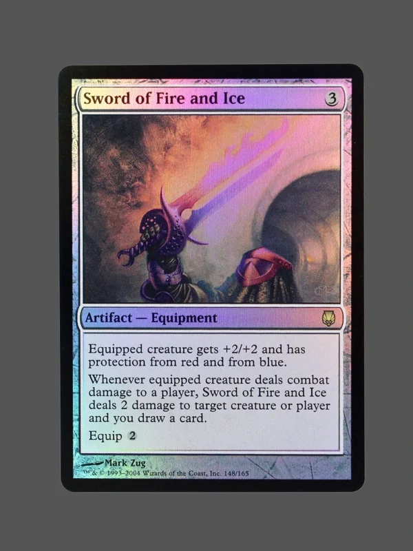 Sword of Fire and Ice Foil MTG Proxy | 10th Edition