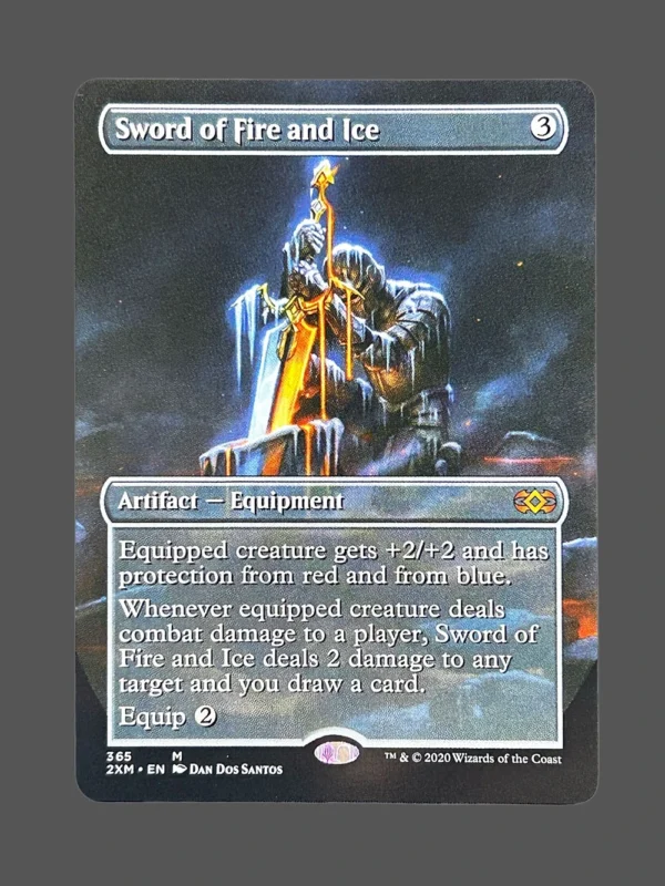 Sword of Fire and Ice Holo MTG Proxy | Double Masters