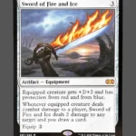 Sword of Fire and Ice Holo MTG Proxy | Double Masters