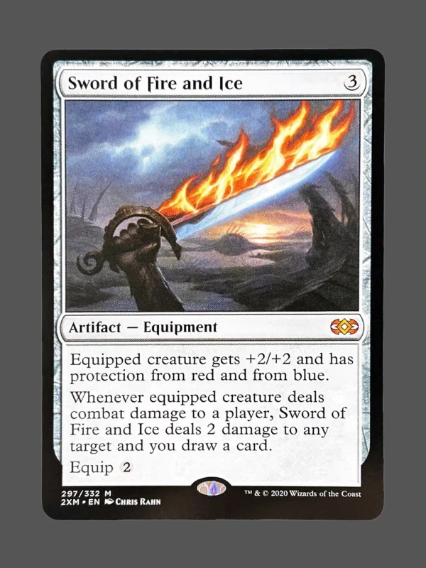 Sword of Fire and Ice Holo MTG Proxy | Double Masters