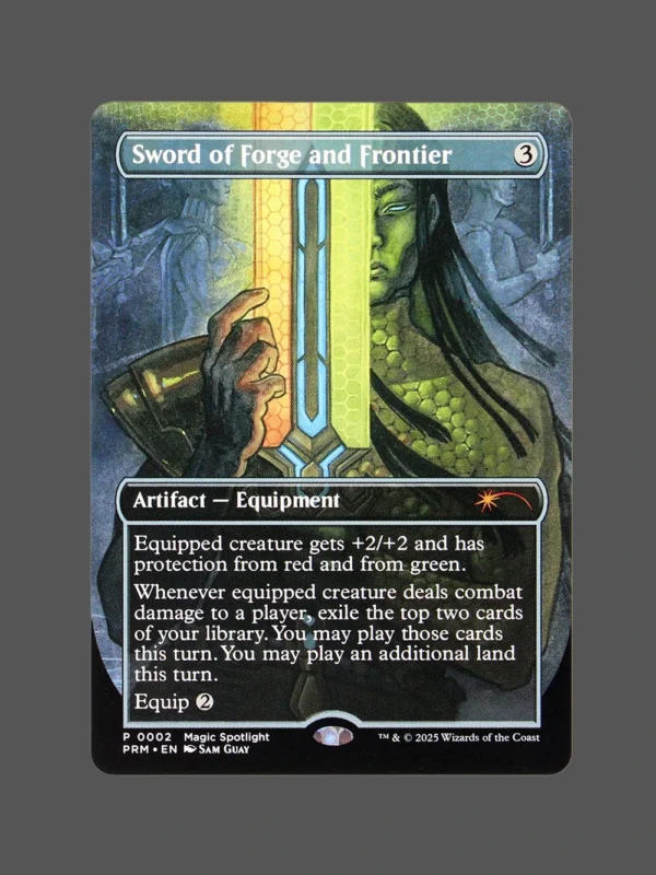 Sword of Forge and Frontier Holo MTG Proxy | Magic Spotlight