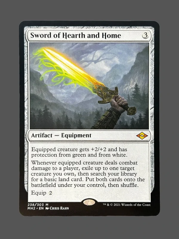 Sword of Hearth and Home Holo MTG Proxy | Core Set 2021