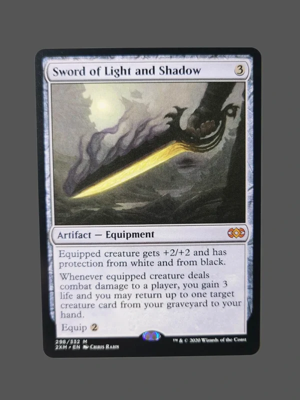 Sword of Light and Shadow Holo MTG Proxy | Double Masters