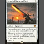 Sword of Sinew and Steel Holo MTG Proxy | Magic 2019