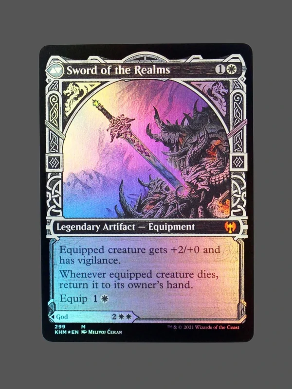 Sword of the Realms Foil MTG Proxy | Kaldheim