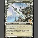 Sword of the Realms Holo MTG Proxy | Kaldheim