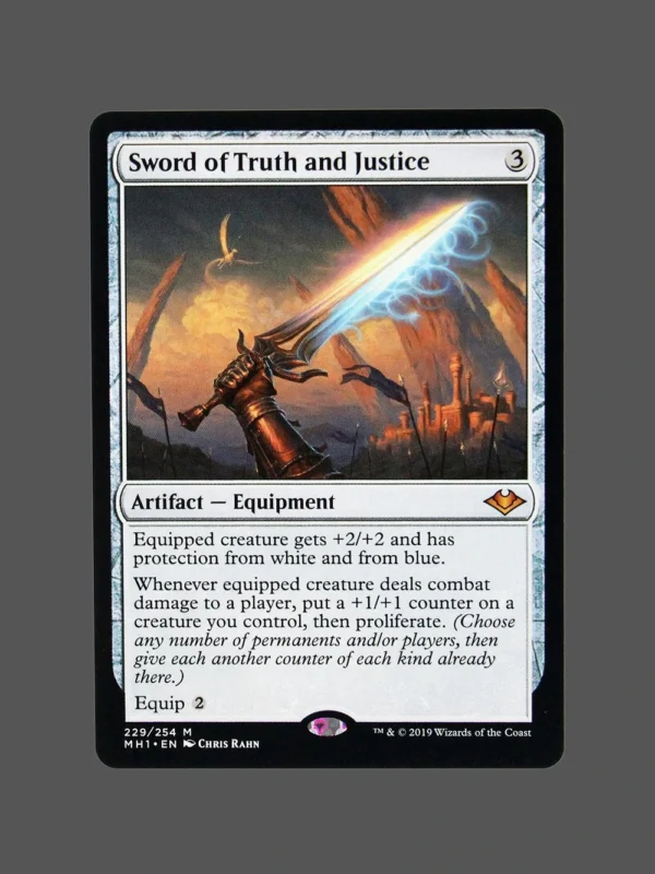 Sword of Truth and Justice Holo MTG Proxy | Magic 2019