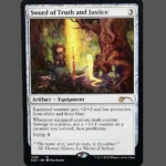 Sword of Truth and Justice Holo MTG Proxy | Streets of New Capenna