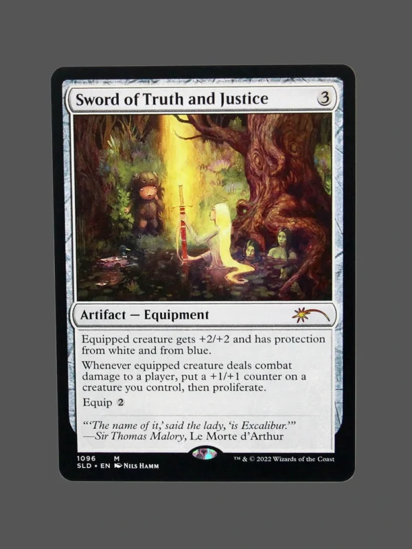 Sword of Truth and Justice Holo MTG Proxy | Streets of New Capenna