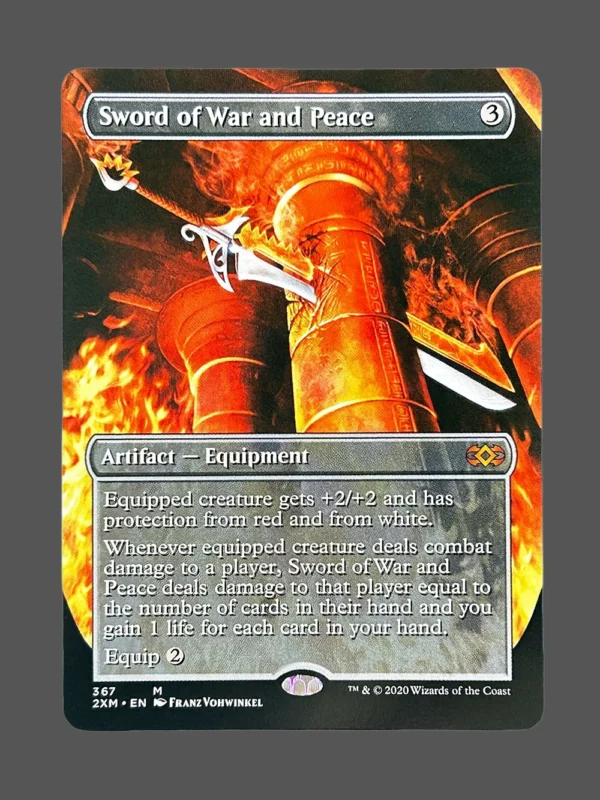 Sword of War and Peace Holo MTG Proxy | Dominaria United