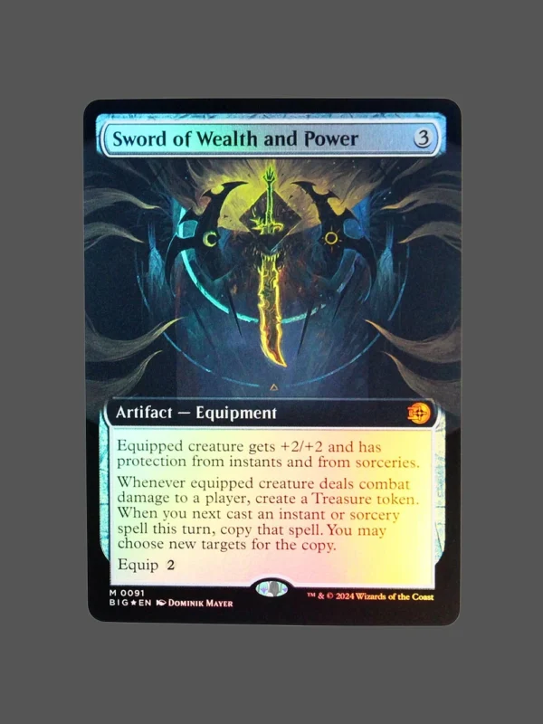 Sword of Wealth and Power Foil MTG Proxy | Masters 25